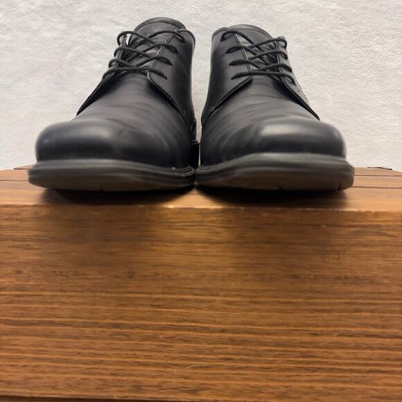 Ecco Men\'s Johannesburg Dress Boots Black Leather Lace Up Ankle Boots EU 45 main image 8